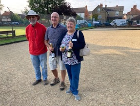Team Fairbanks, winners at Bourne Abbots Petanque Club